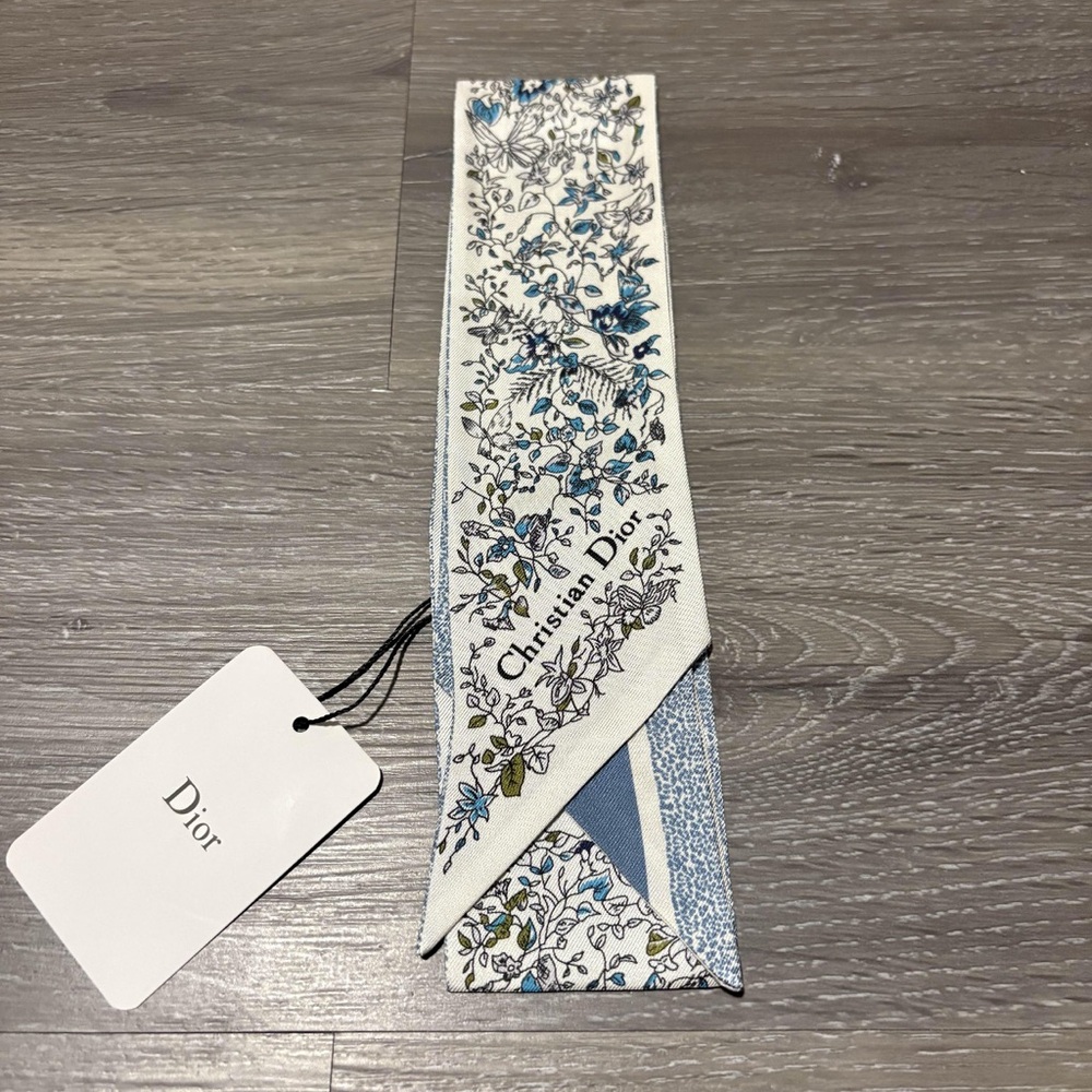 Dior Mitzvah Silk Scarf Twilly